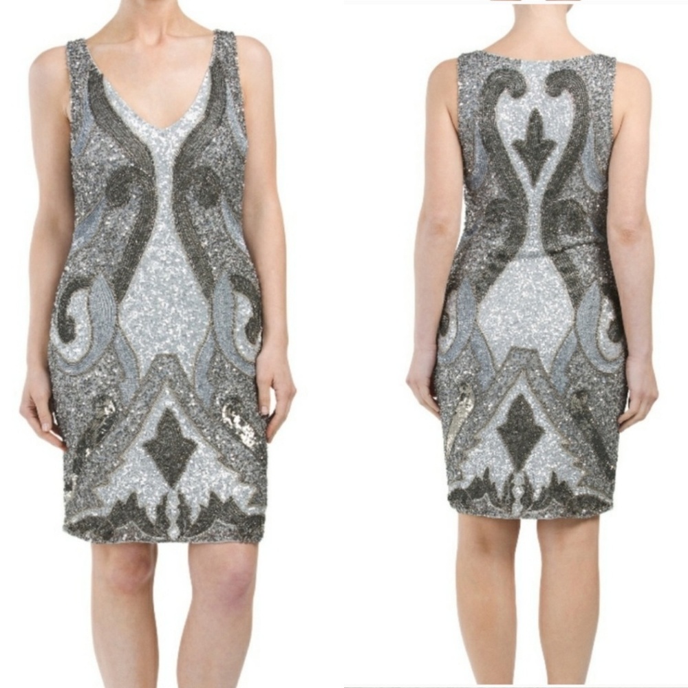 NWT* Lotus Threads Beaded Cocktail Dress XS